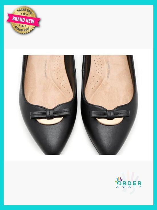 Dream Pairs Women Classic Kitten Heel Pumps with Bow Detail Pointed Toe Comfortable Dress Shoes